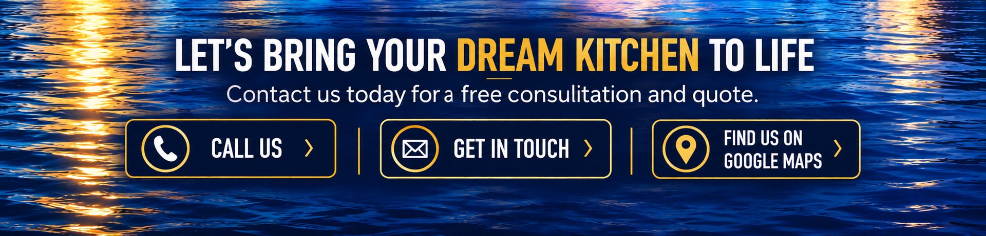 Let’s bring your dream kitchen to life. Contact us today for a free consultation and quote.